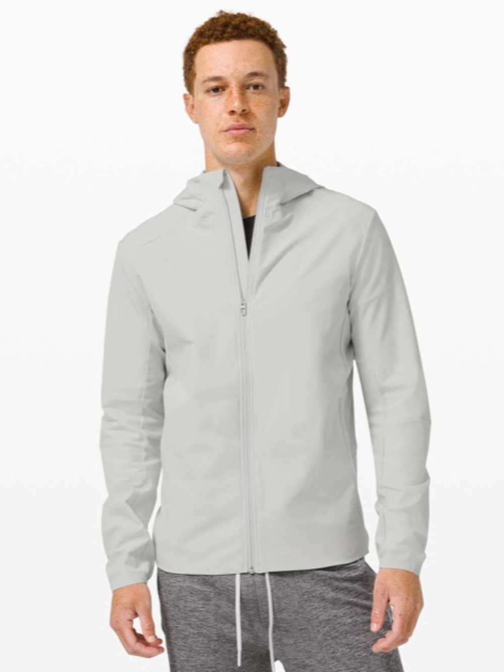 Lululemon Men’s Warp Lite Jacket light gray Size Medium